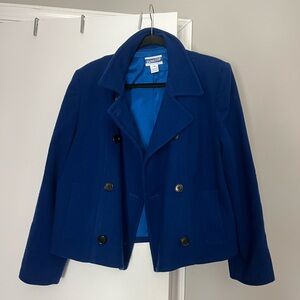 Pendleton Knockabout Virgin Wool Cropped Peacoat